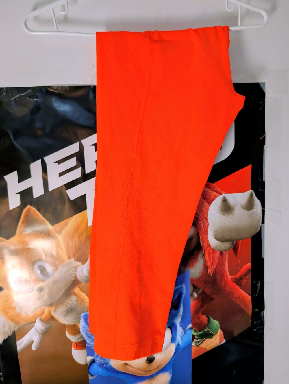 Hot Pink Leggings (Look More Orange In The Photos)